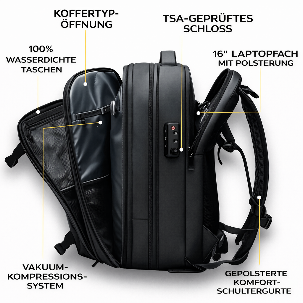 Vackspace® Original 60L Reise-Rucksack